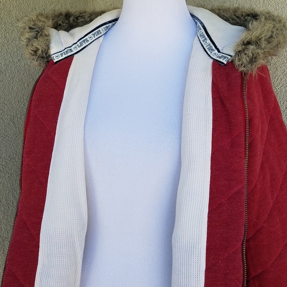[SOLD] Pink Victoria's Secret Zip Up Jacket - Picture 7 of 8